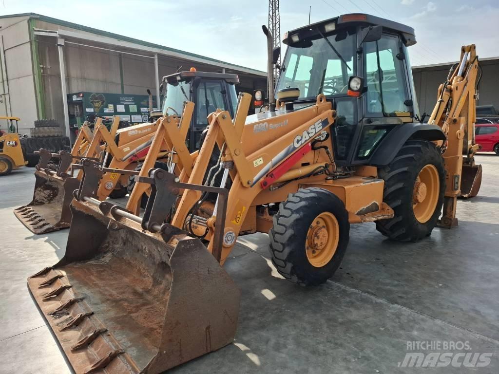 CASE 580 SM Graaf-laadcombinaties