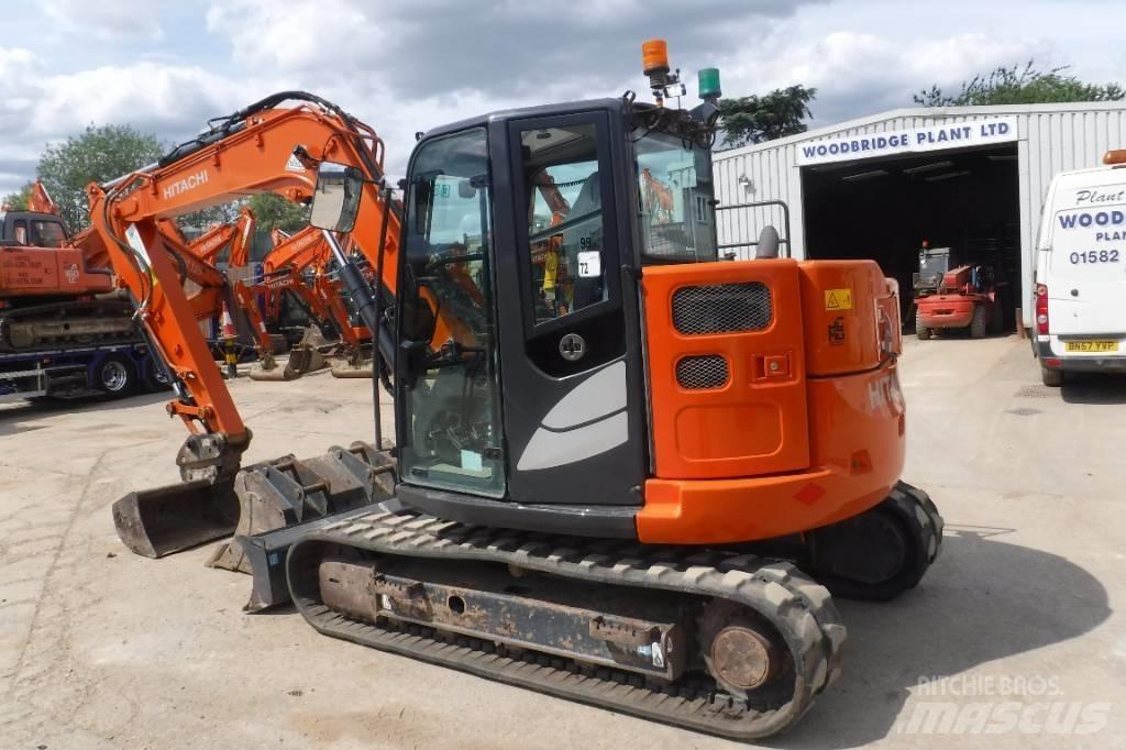 Hitachi ZX 85 US B-6 Midigraafmachines 7t - 12t