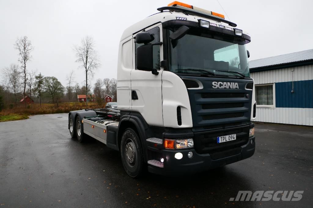 Scania G480cb6x2hsa Vrachtwagen met containersysteem