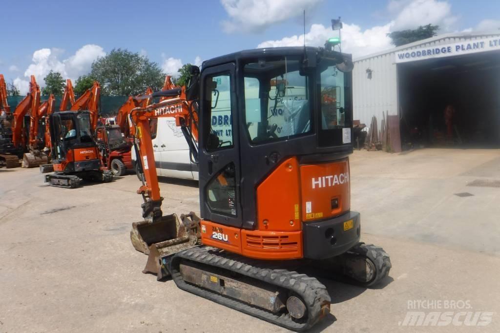 Hitachi ZX 26 U-6 Minigraafmachines < 7t