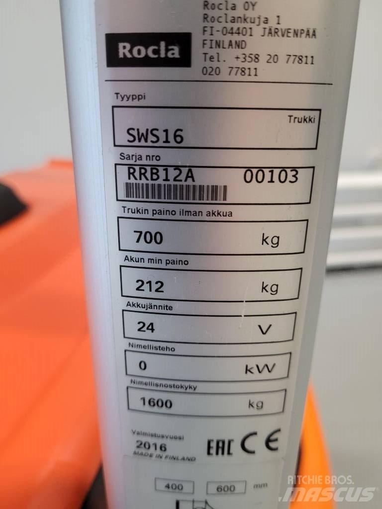 Rocla SWS 16 Meeloop stapelaar