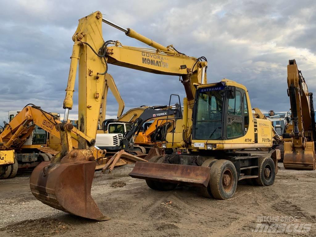 Komatsu PW 170 ES Wielgraafmachines