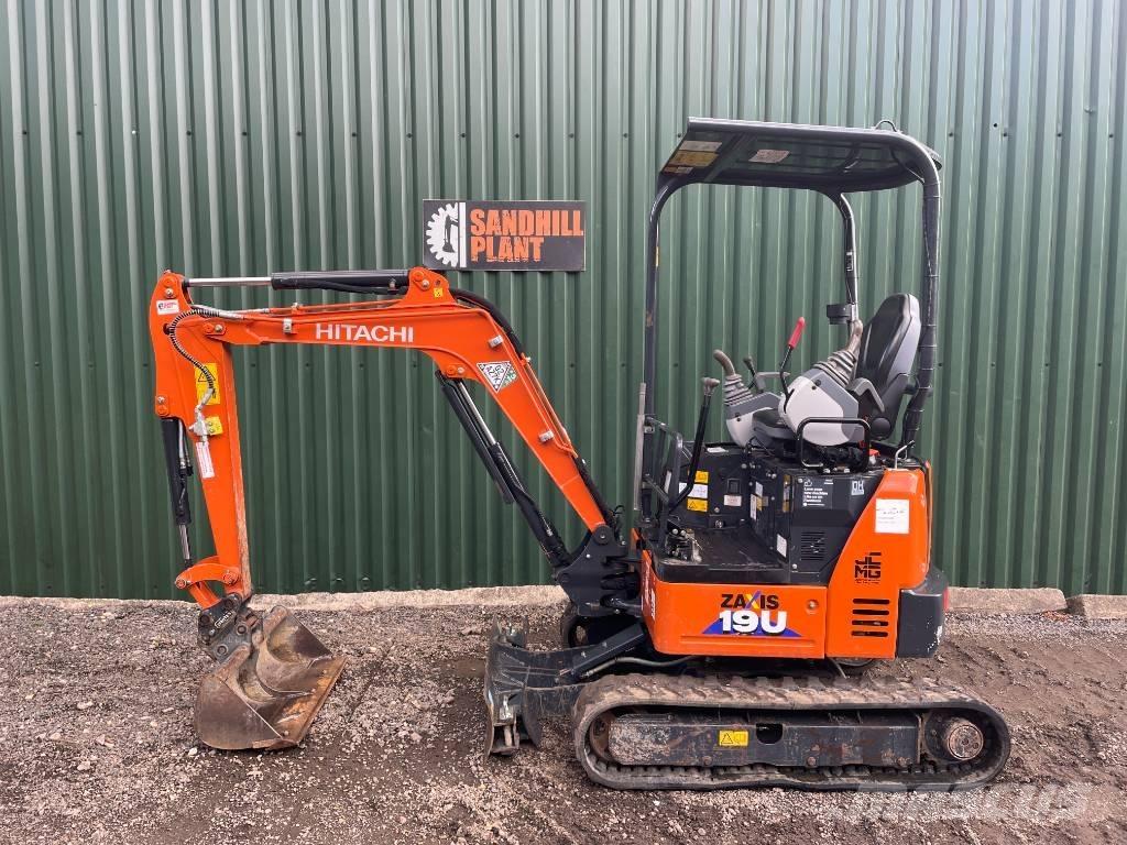 Hitachi ZX 19 U-6 Minigraafmachines < 7t