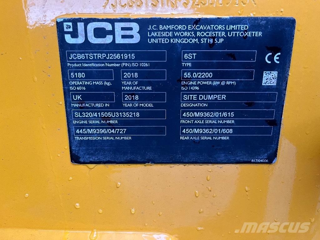 JCB 6 ST-1 Mini Dumpers