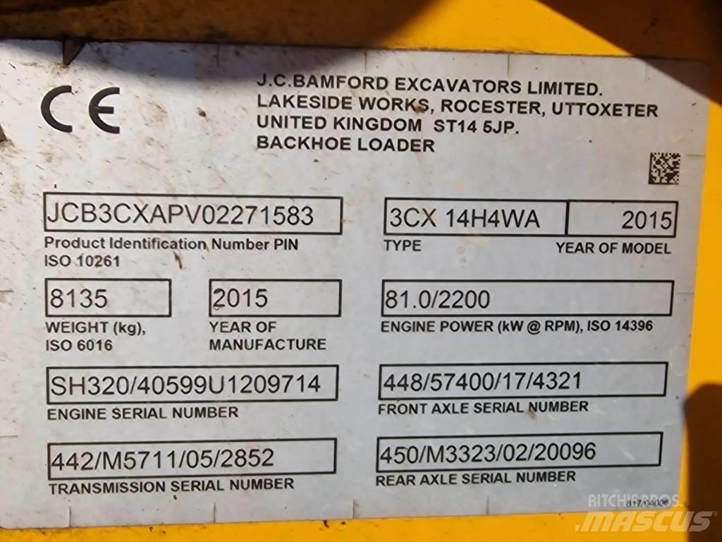 JCB 3 CX ECO Graaf-laadcombinaties