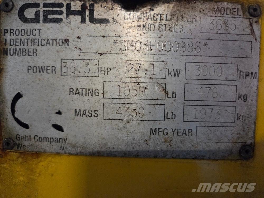 Gehl 3635 SX Schrankladers
