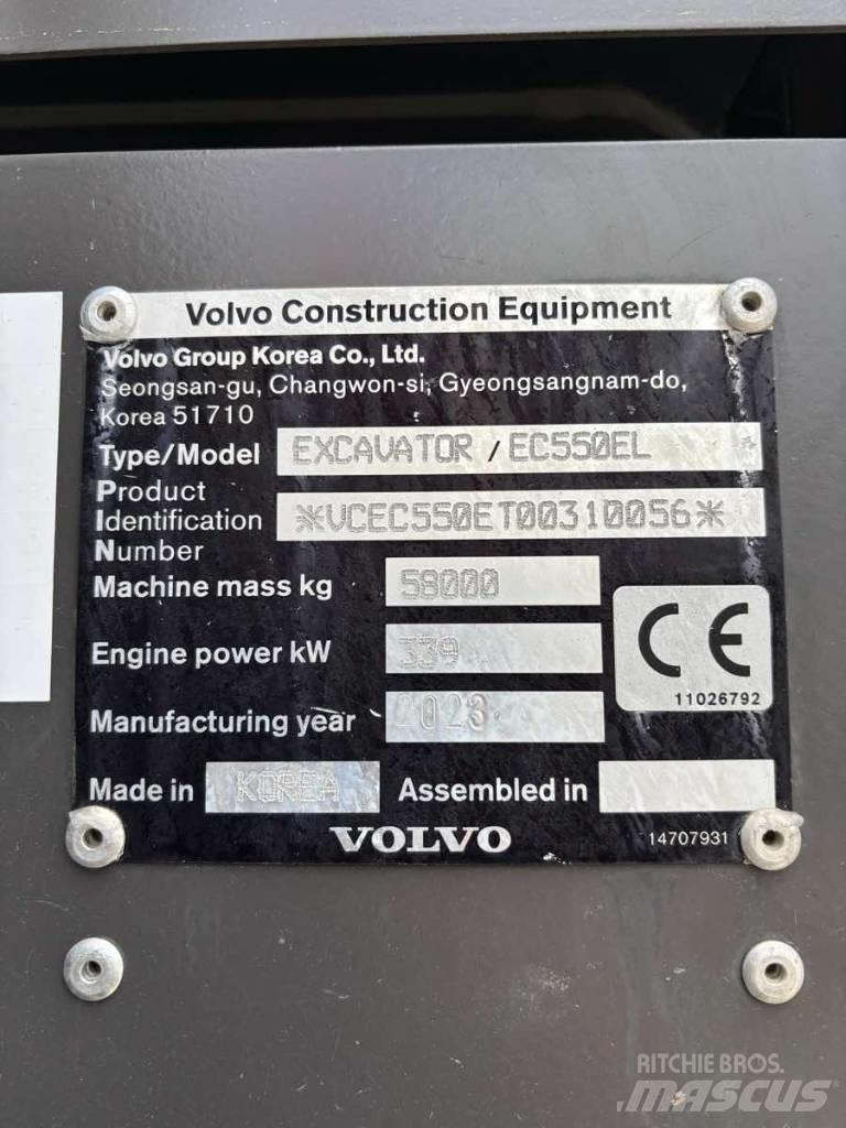 Volvo EC550EL Rupsgraafmachines