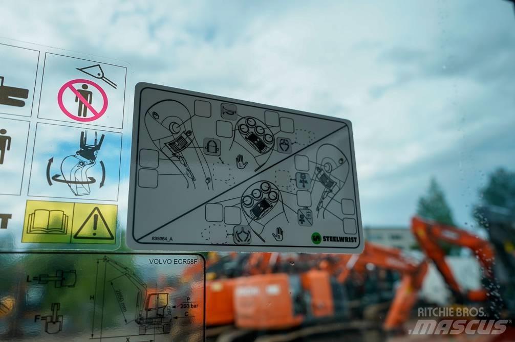 Volvo ECR58F EX-DEMO Minigraafmachines < 7t