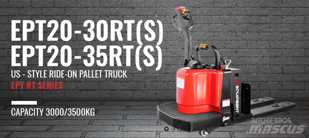 EP EPT20-30RT Pallettruck met meerij platform