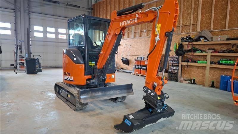 Hitachi ZX 26 U-6 Minigraafmachines < 7t