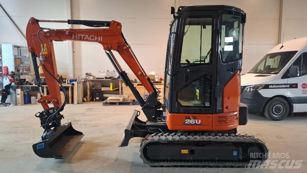 Hitachi ZX 26 U-6 Minigraafmachines < 7t