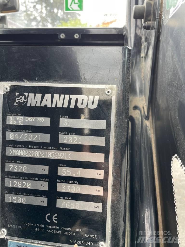 Manitou MT 933 Easy Verreikers
