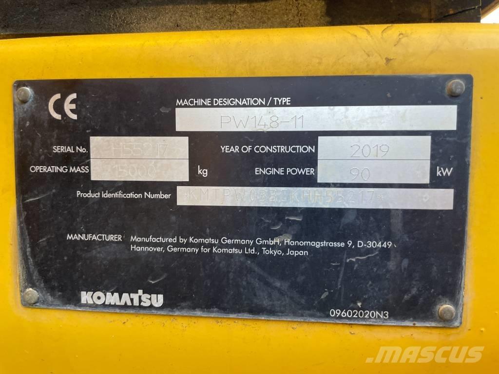 Komatsu PW 148-11 Wielgraafmachines
