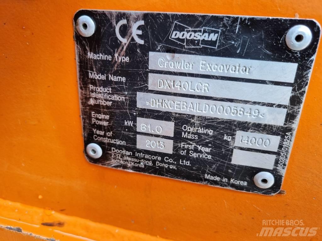 Doosan DX 140 LCR Bosbouw graafmachines