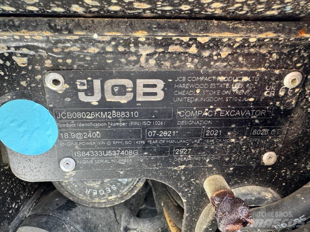 JCB 8026CTS Rupsgraafmachines