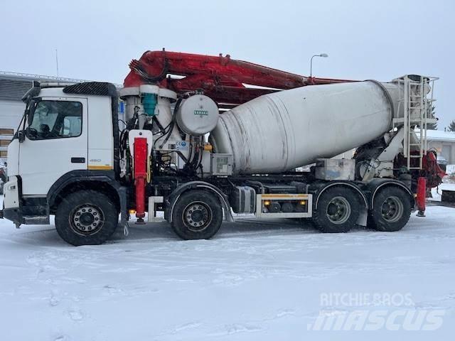 Volvo FMX 460 8*4 Betonmixers en pompen
