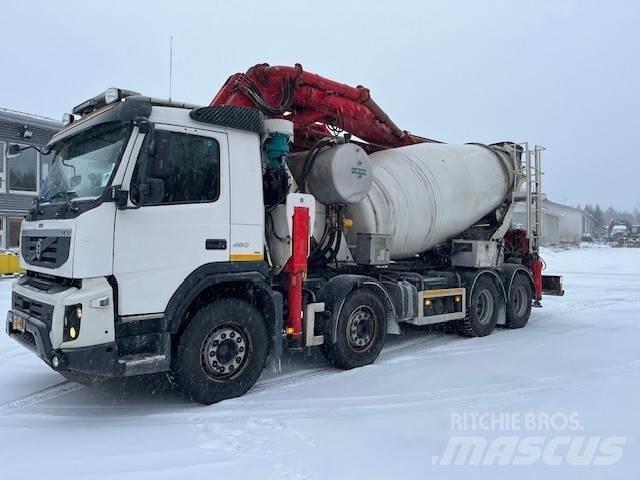 Volvo FMX 460 8*4 Betonmixers en pompen