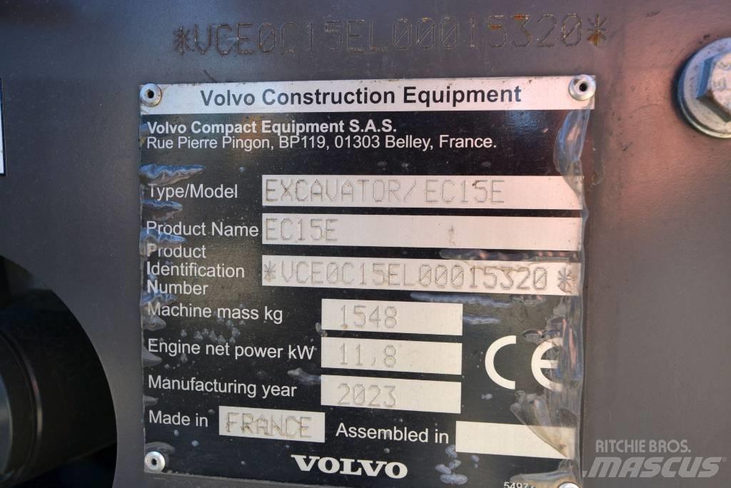 Volvo EC 15 E Minigraafmachines < 7t