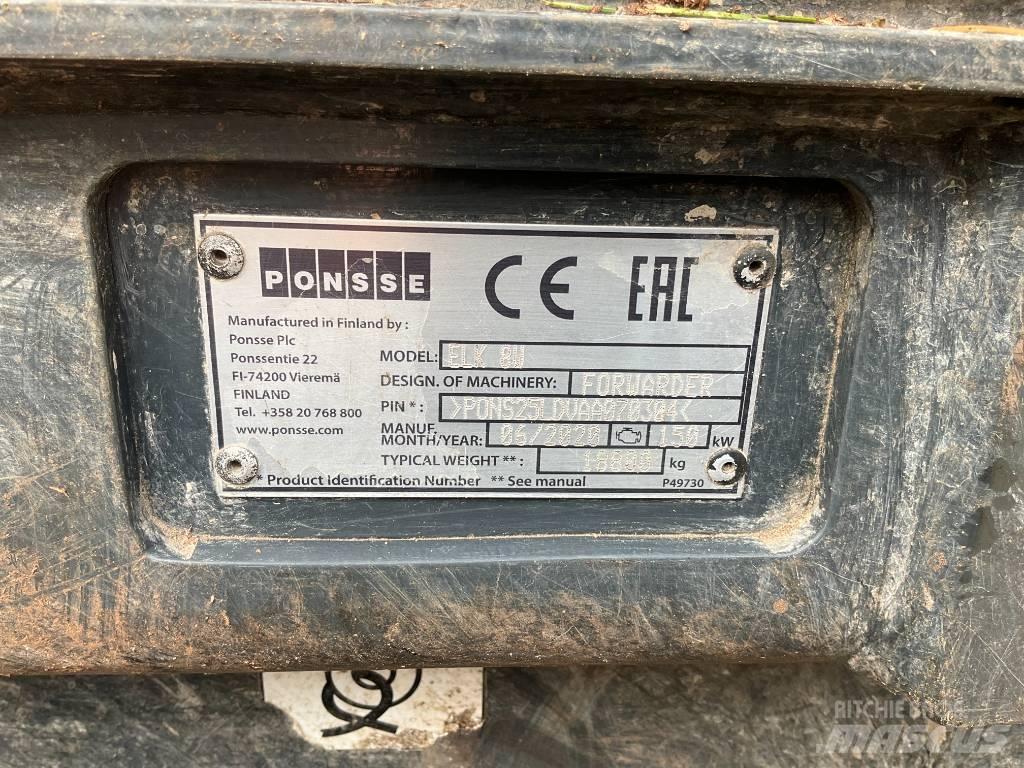 Ponsse ELK 8W Uitrijwagens