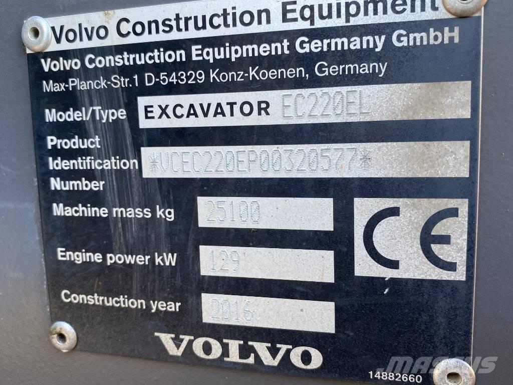 Volvo EC 220 E Rupsgraafmachines