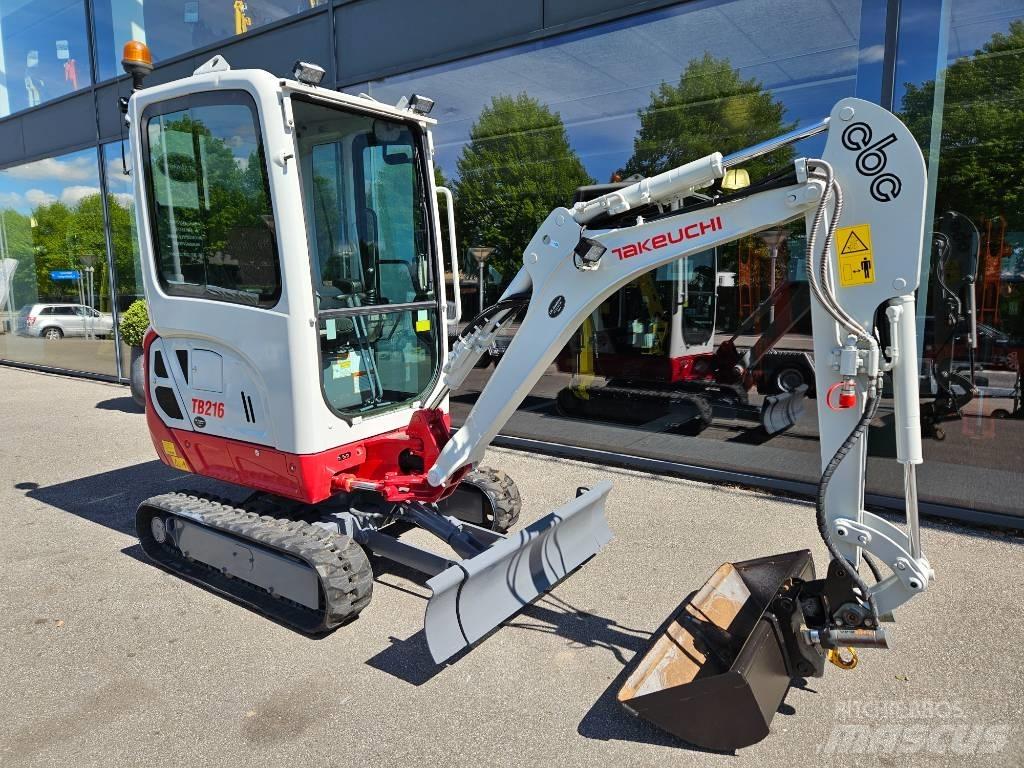 Takeuchi tb216 Minigraafmachines < 7t