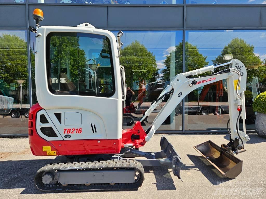 Takeuchi tb216 Minigraafmachines < 7t