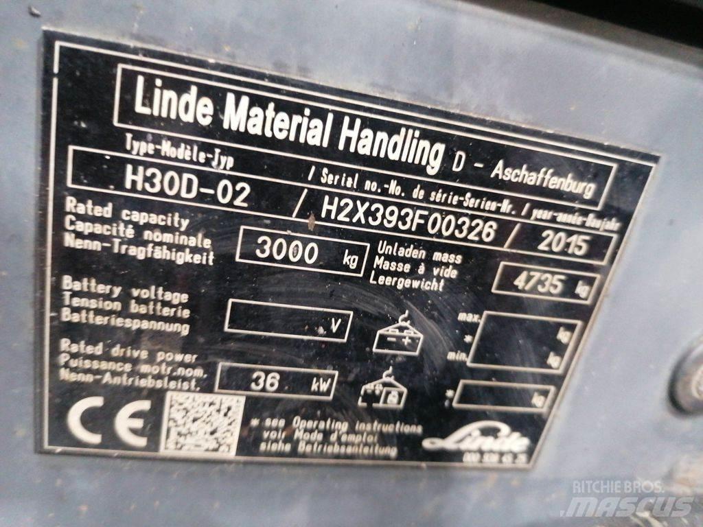 Linde H30D-02 Diesel heftrucks