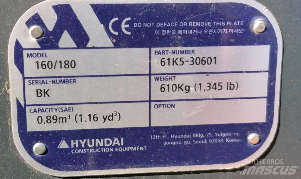 Hyundai 0.89m3_HX180 Bakken