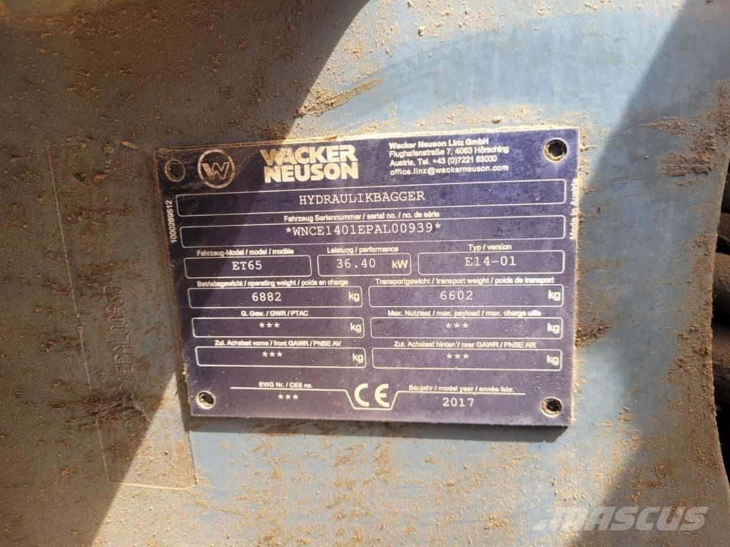 Neuson ET 65 Minigraafmachines < 7t