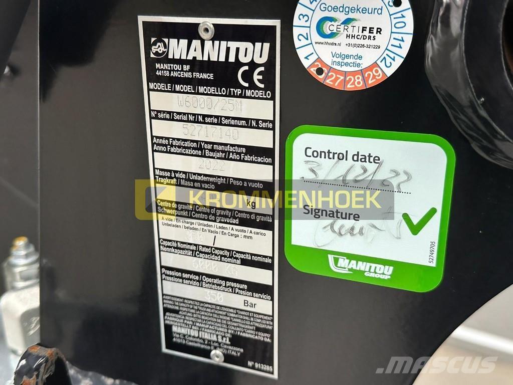 Manitou W6000 Verreikers