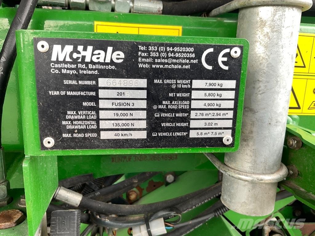 McHale Fusion 3 Ronde-balenpersen