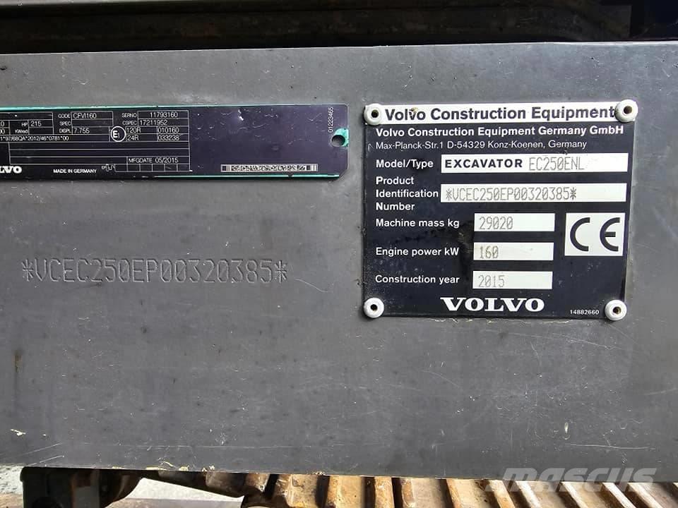 Volvo EC250 ENL Rupsgraafmachines