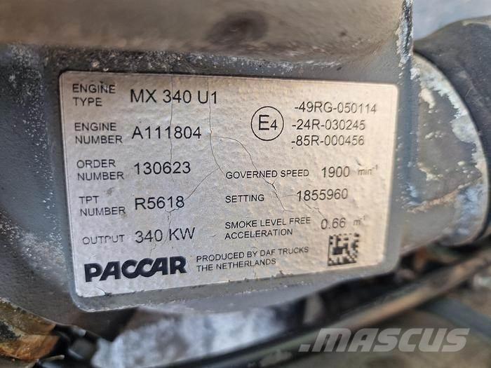 Paccar MX340.U1 Transport - Anderen