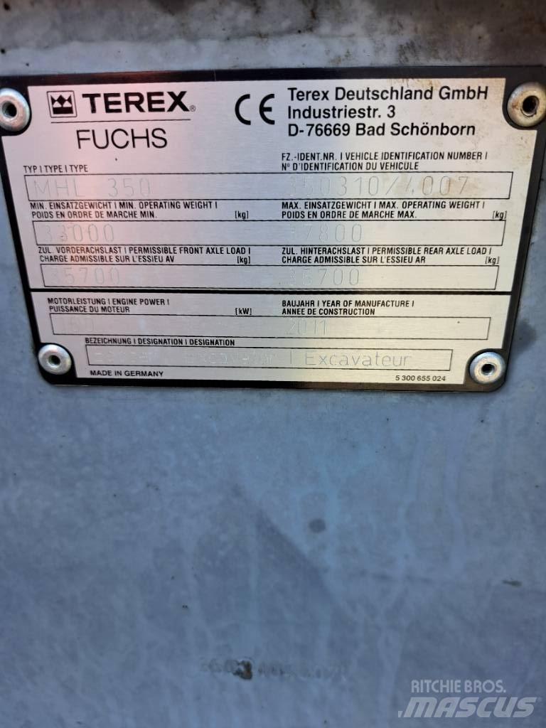 Fuchs MHL350E + Polyp Waste / industry handlers