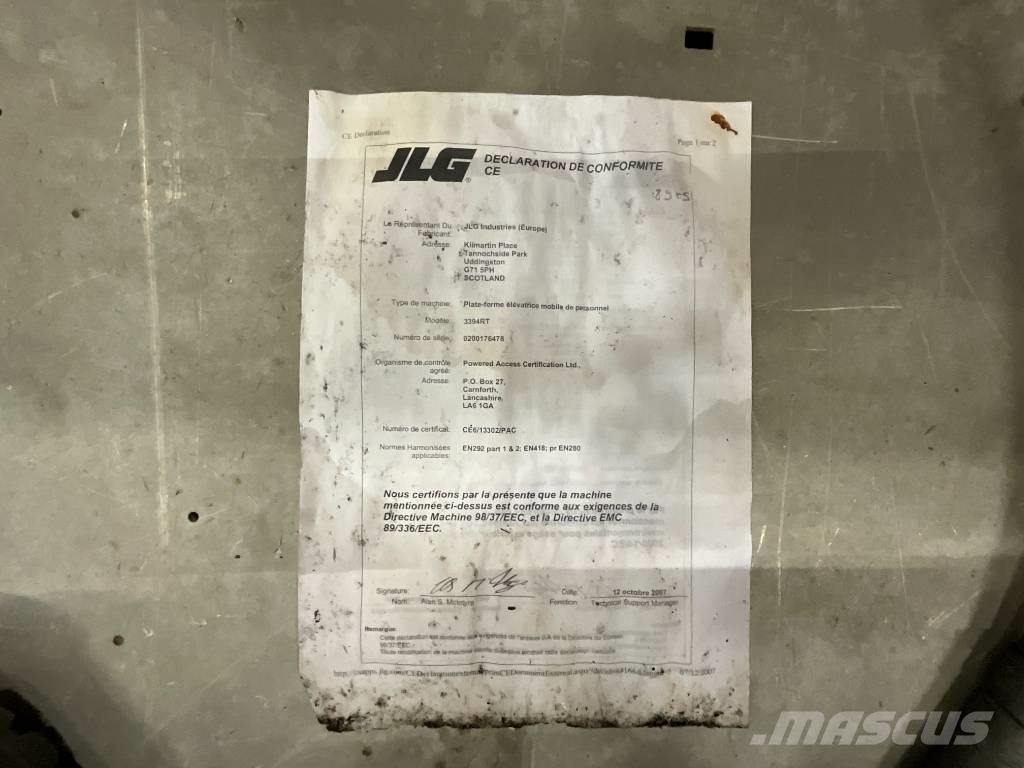 JLG 3394 RT Schaarhoogwerkers