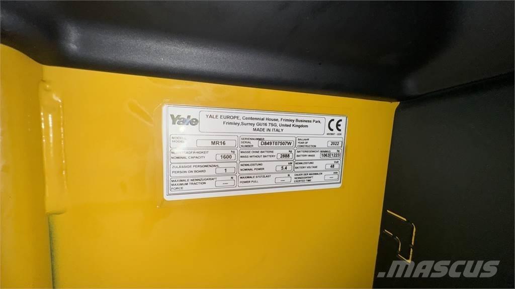 Yale MR16 Reachtruck voor hoog niveau