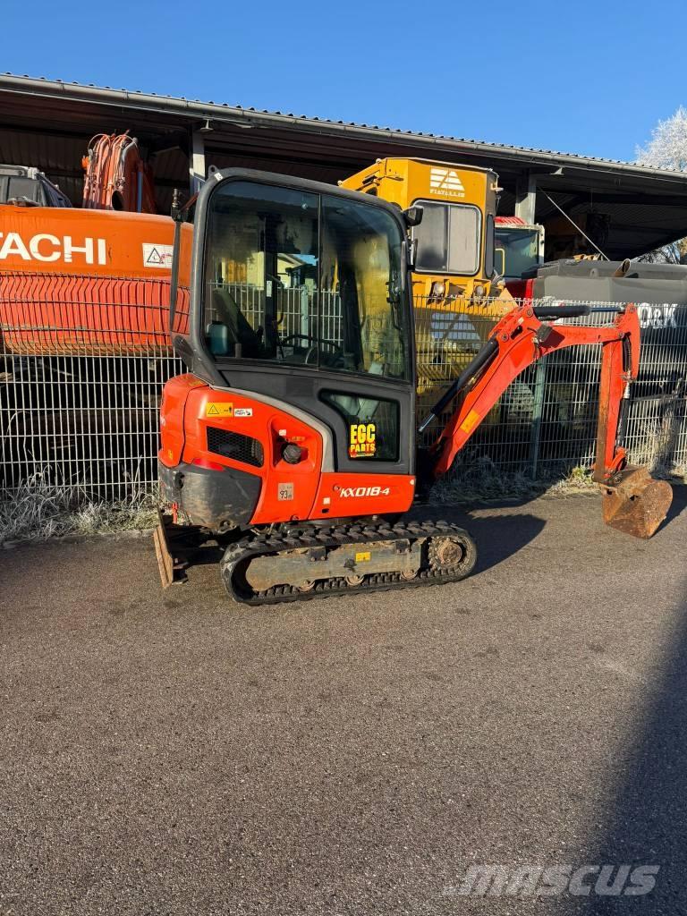 Kubota KX 018-4 Minigraafmachines < 7t