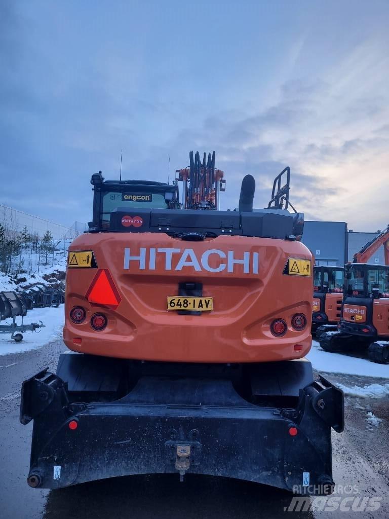 Hitachi ZX155W-7 2P Wielgraafmachines