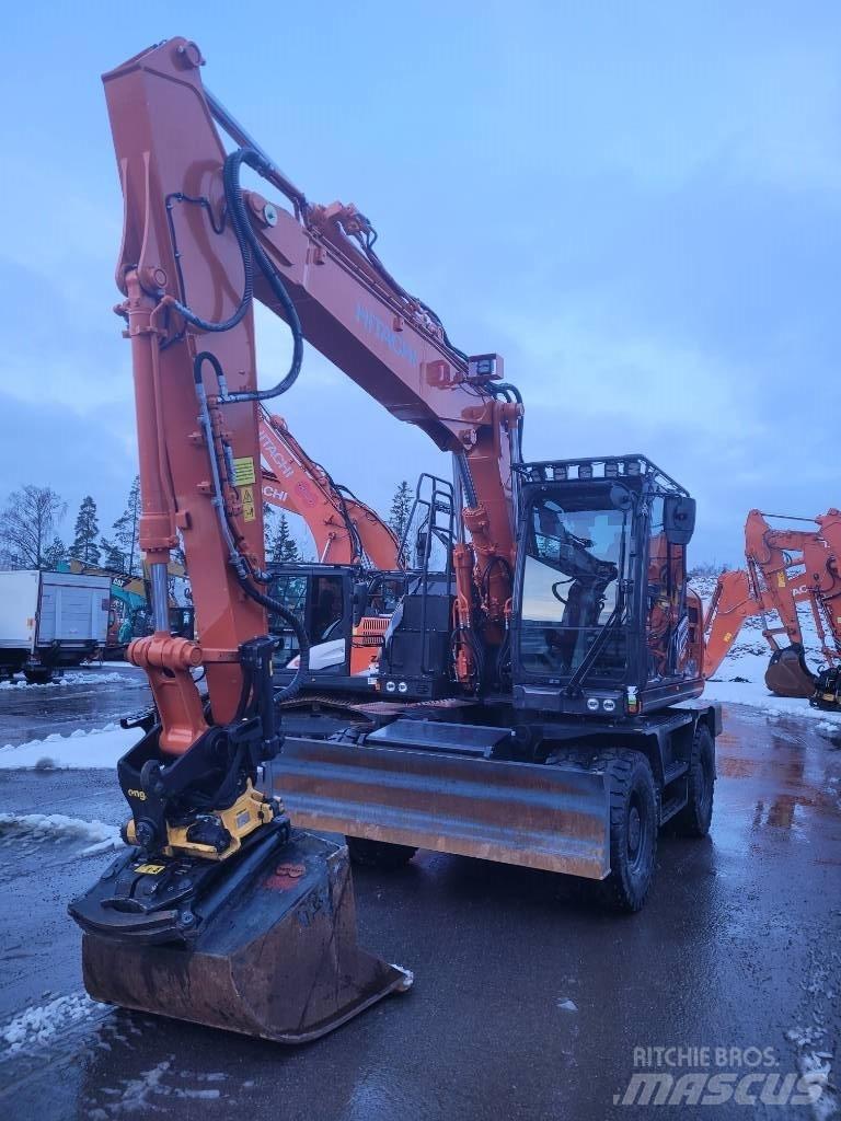 Hitachi ZX155W-7 2P Wielgraafmachines