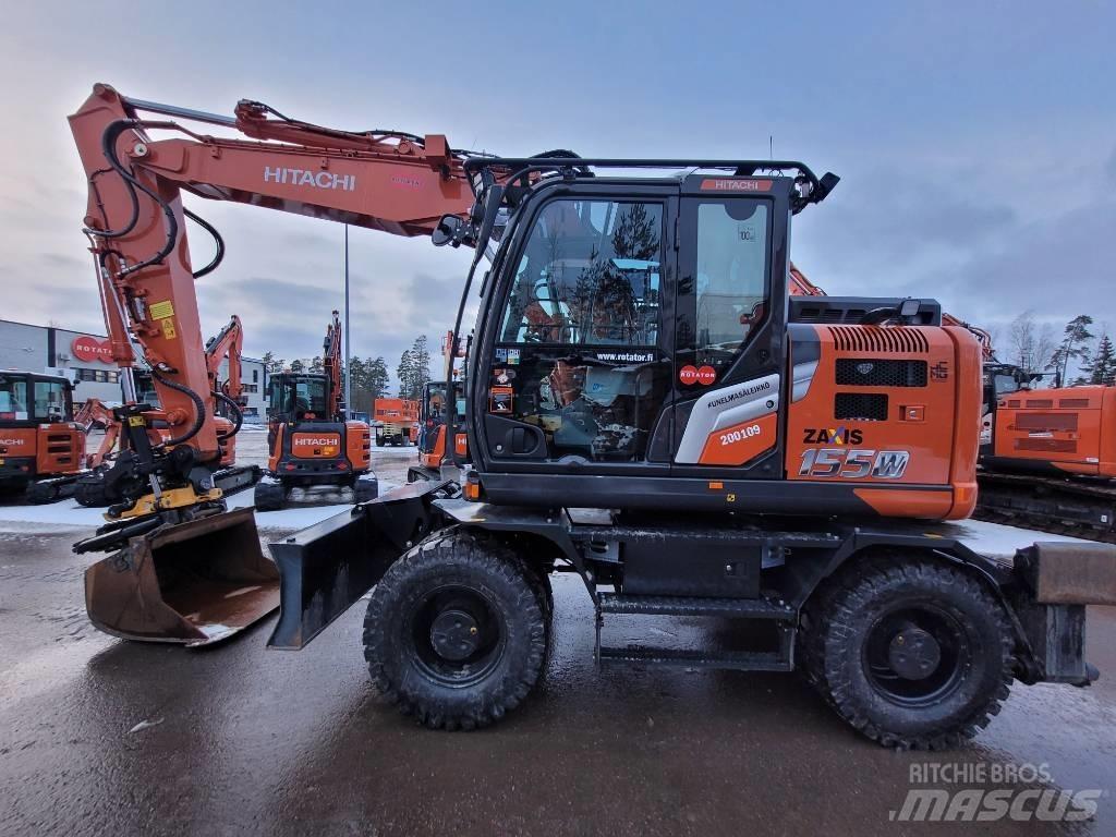Hitachi ZX155W-7 2P Wielgraafmachines
