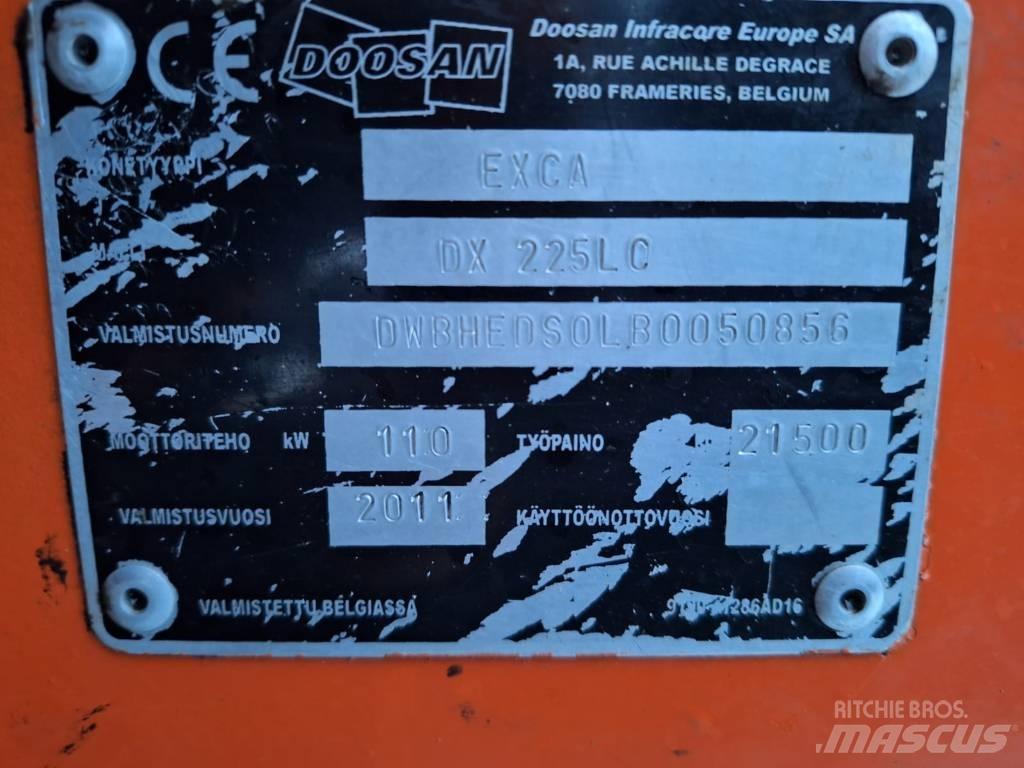 Doosan DX 225 LC Rupsgraafmachines