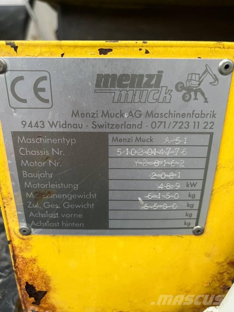 Menzi Muck A51 Speciale Graafmachines