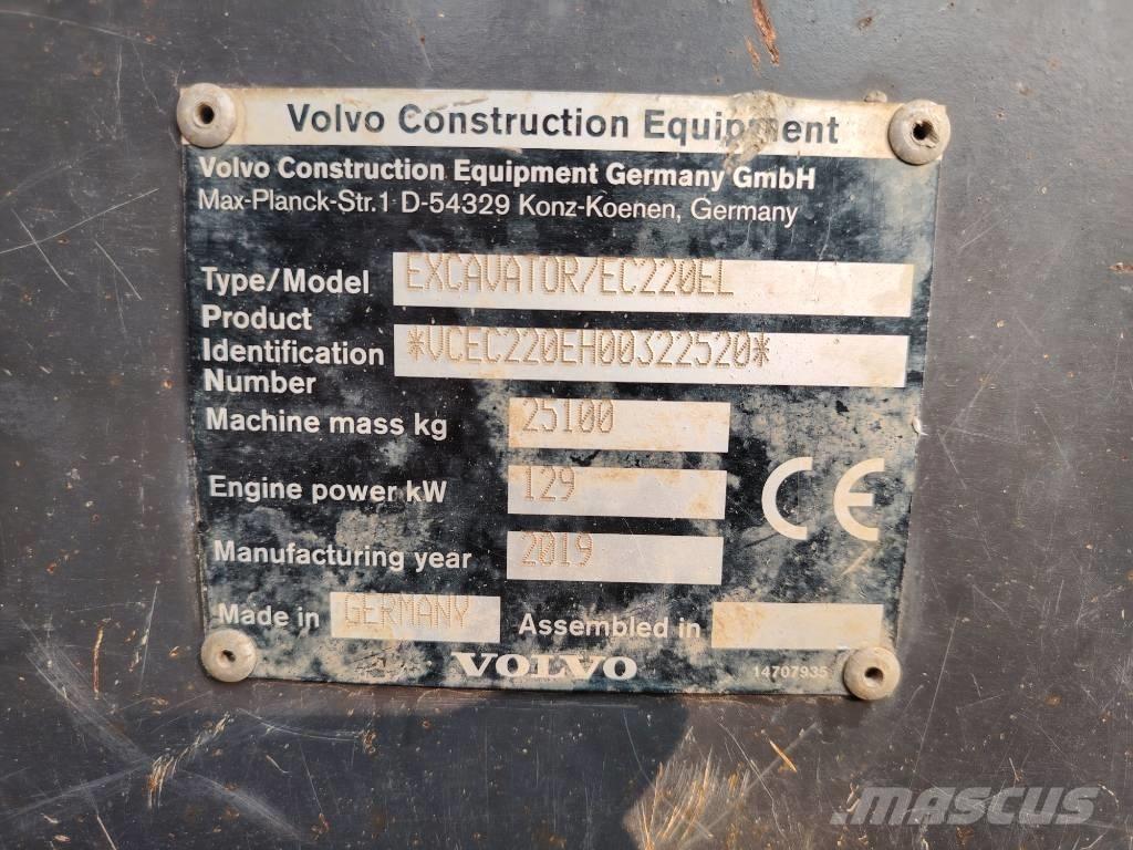 Volvo EC 220 E Rupsgraafmachines