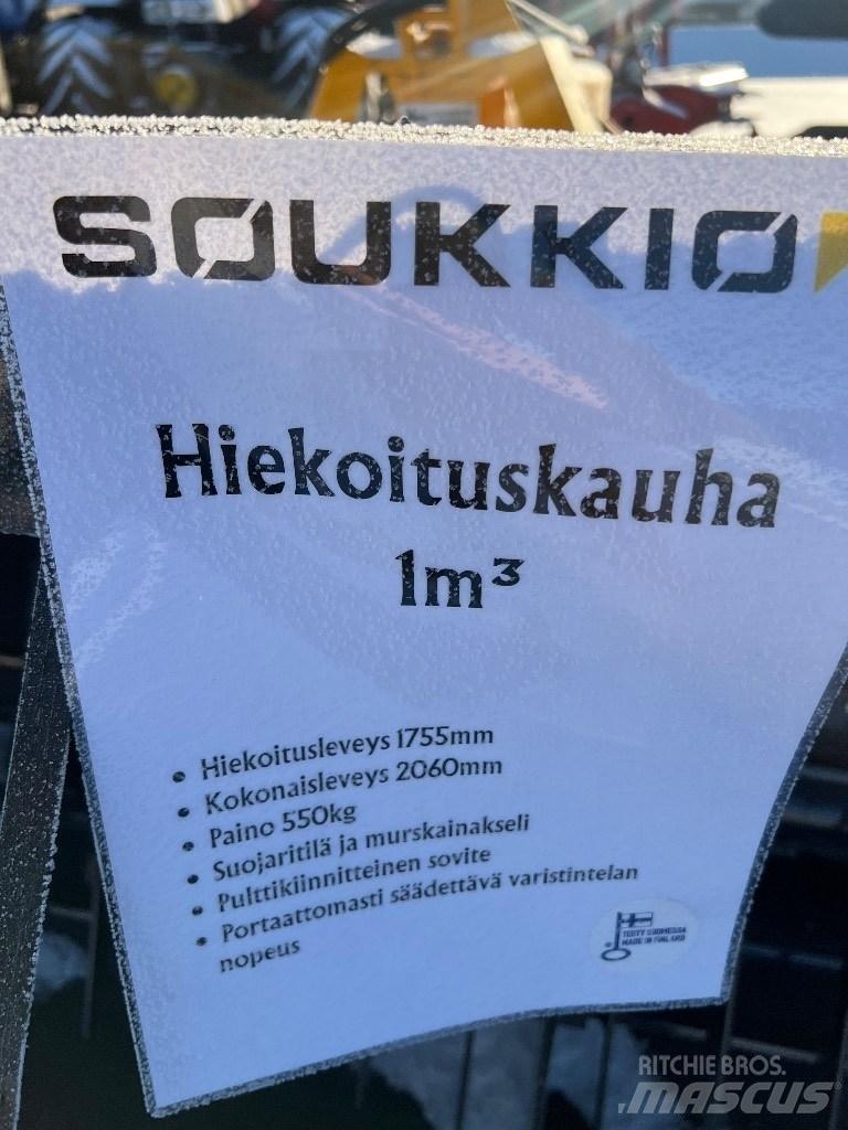 Soukkio HK 1.0m^3 Zand- en zoutstrooimachines