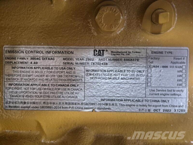 CAT 3054C DITAAC Motoren