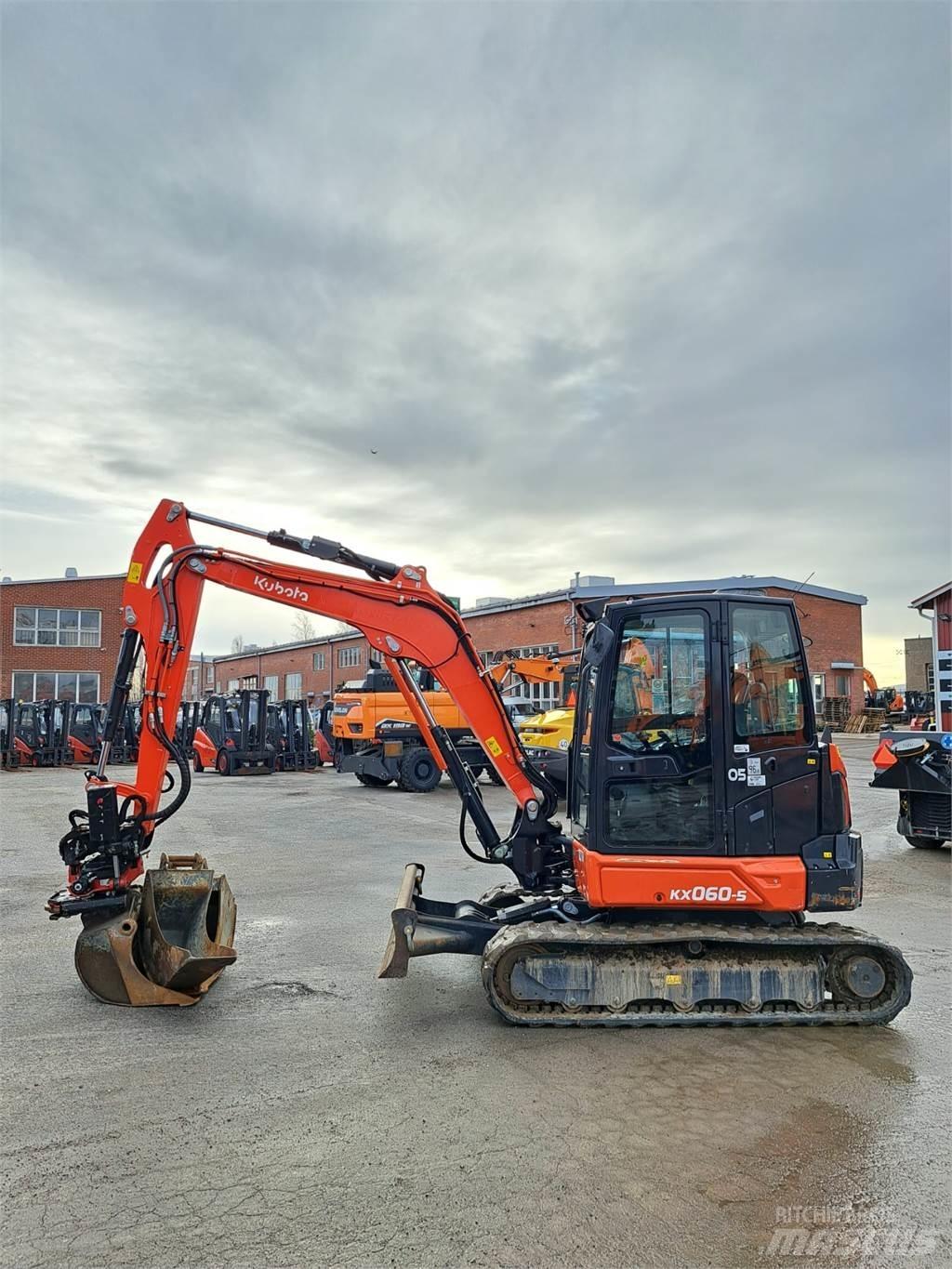 Kubota KX060-5 Minigraafmachines < 7t