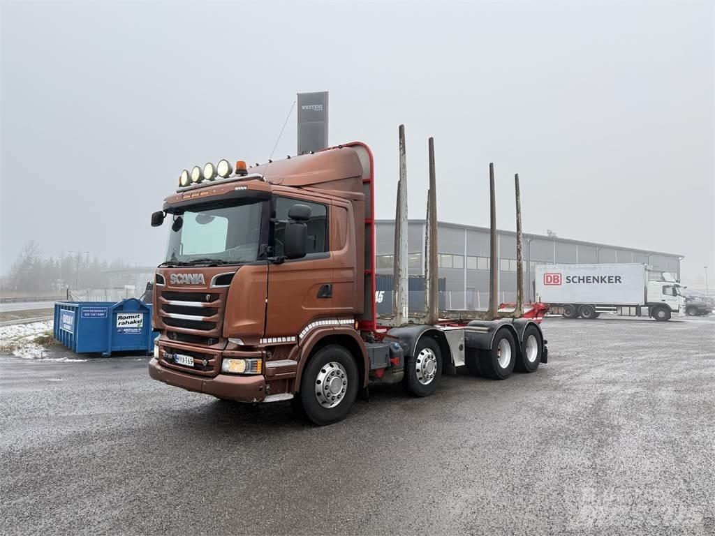 Scania R 730 8X4 Hout-Bakwagens