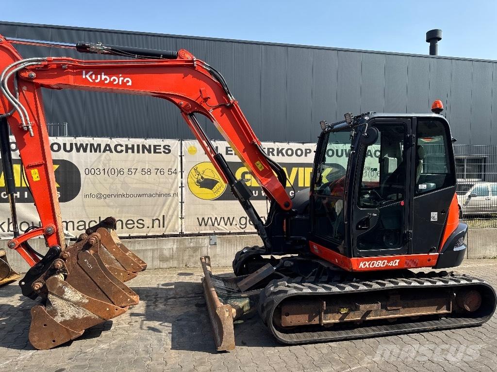 Kubota KX 80-4 Midigraafmachines 7t - 12t