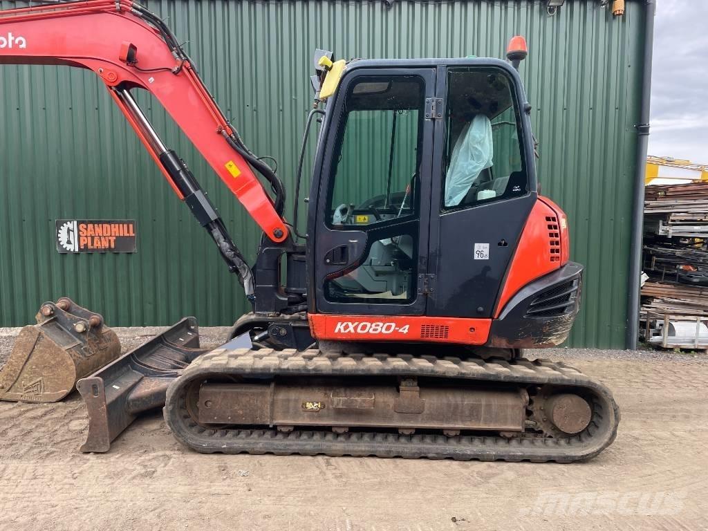 Kubota KX 080-4 Midigraafmachines 7t - 12t