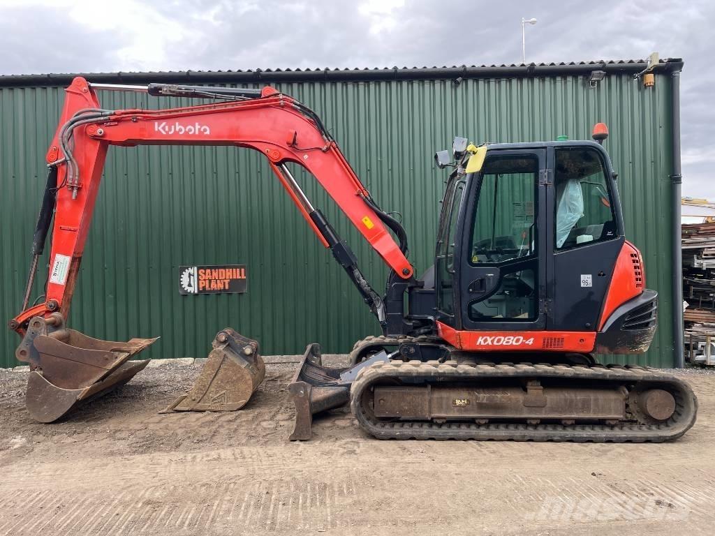 Kubota KX 080-4 Midigraafmachines 7t - 12t